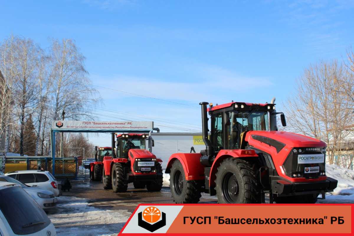 В Башкортостане количество сельхозтехники в 2022 году выросло на 1000 единиц